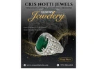 Admire the Oval Emerald 12.25 Carat Ring with Diamond Surround Magnificent Design