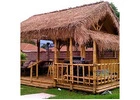 Natural Bamboo Hut Roof Design For Outdoor Spaces