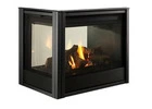 Surround Yourself in Flame - Majestic 36" Peninsula 3-Sided Gas Fireplace