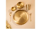 Buy Best Brass Dinner Set for babies Online