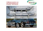 Volvo PV 544 USA type (1958-1965) bumpers by stainless steel