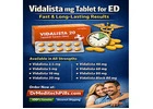 Vidalista mg Tablet for ED – Fast & Long-Lasting Results