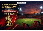 Chinnaswamy Stadium Set to Host Five Rcb Games in IPL