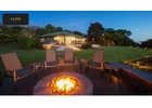 Modern Outdoor Fire Pit with Chimney for Backyard Comfort