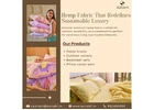 Premium Hemp Fabric for Sustainable & Stylish Home Living