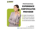 Experience Certificates Provider in Mumbai