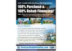 100% FIX & FLIP FINANCING- 1ST TIME & EXPERIENCED INVESTORS OK!