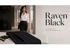 Raven Black Skirt for Women - Choose Tailored Formal Office Skirts | Midweek