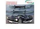 Volvo PV 444 (1947-1958) bumpers with bullhorns overriders by stainless steel