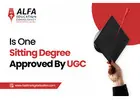 One Sitting Degree UGC Approval Information
