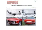 BMW 2800CS. 3.0CS. E9 bumpers (1968-1975) by stainless steel new