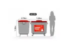 Wheelie bin cleaning system