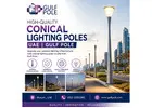 High-Quality Conical Lighting Poles UAE | Gulf Pole