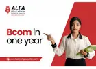 Complete BCom in One Year Successfully