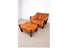 Percival Leather Sofa Set