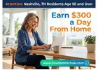 Attention: Nashville, TN Residents Age 50 and Over — Interested in Earning Extra Income Online?