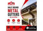 Half Round Metal Gutters in San Antonio
