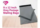 Buy 9 x 12 Inch Grey Postage Mailing Bags