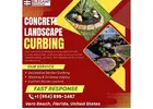 High Quality Concrete Landscape Curbing Near Port St. Lucie, FL