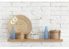 Large Wall Shelf in Oak for Stylish and Functional Home Storage