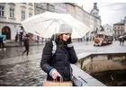 Hands-Free Umbrella Holder for Convenient Rain Protection