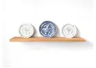 Plate Display Shelf for Stylish and Practical Kitchen Wall Decor