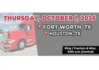 Fort Worth / Houston, TX, Tractor Auction, Oct 2026