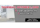 Oct. Trailers Auction Fort Worth / Houston, TX