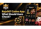 Raja567 Casino App: What Should Users Check?