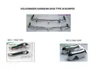 Volkswagen Type 34 bumper (1962-1969) by stainless steel