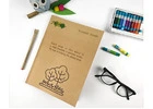 How does a reputable stationery manufacturer ensure the sustainability of their materials?