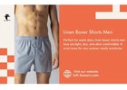 Discover Everyday Ease with Linen Boxer Shorts Men Trust – Only at Luft Boxers