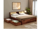 Buy Wooden Bed Online – Premium Finish, Affordable Bed Price