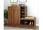 Francisca Multi-Storage Shoe Rack – Smart Seating + Drawer for Organized Living