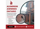Stylish Aluminum Awnings Ontario for Lasting Comfort