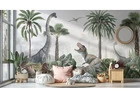 Friendly Dinosaur Wallpapers for Kids Spaces