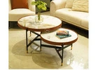 Samara Marble Top Coffee Table, Set of 2