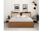 Sturdy Wooden Bed for Everyday Comfort