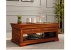 Waldo Center Table (Honey Finish): A Statement of Refined Living