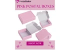 F4 Pink Postal Boxes 7x5.5x2 Inch | Pink Envelope Box