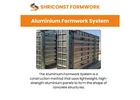 Aluminium Formwork Manufacturer in India – Shriconst Aluform