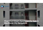 Find Your Dream Apartment for Sale in Electronic City Bangalore