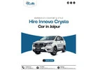 Best Innova Crysta Hire Rental in Jaipur – Shristi Holiday