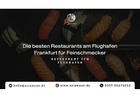Die besten Restaurants am Flughafen Frankfurt für Feinschmecker