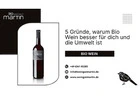 5 Gründe, warum Bio Wein besser für dich und die Umwelt ist