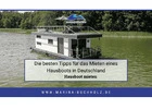 Die besten Tipps für das Mieten eines Hausboots in Deutschland