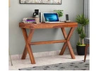 Poppy Solid Wood Computer Desk – Timeless Honey Finish