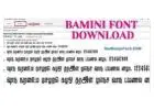 Bamini tamil font free download