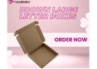 Brown Mailing Boxes – C7 Large Letter Kraft Box for Secure Mailing & Shipping
