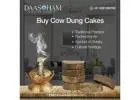 Cow dung cakes for Ayusha Homa